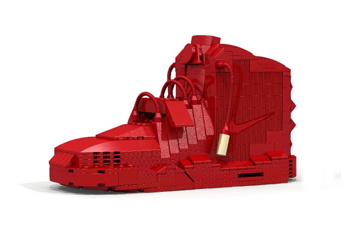 Tom Yoo 打造 LEGO 版 Nike Air Yeezy 2「Red October」