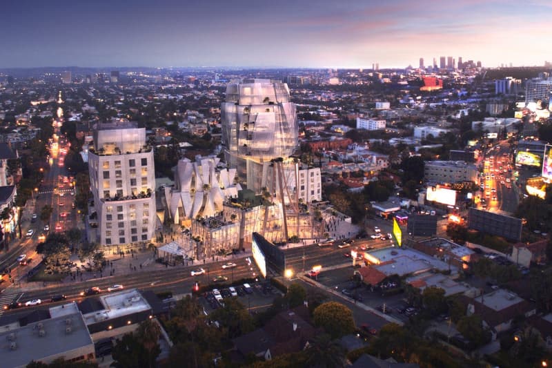 Frank Gehry 公佈「日落大道 8150」建築項目設計圖