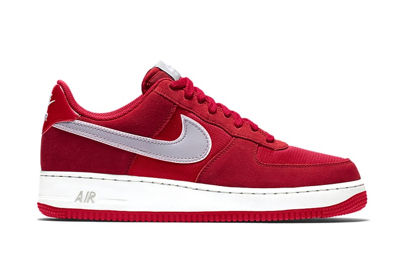 Nike Air Force 1 紅銀配色