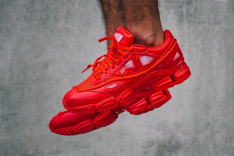 近賞 Raf Simons x adidas Consortium Ozweego 2 全紅配色