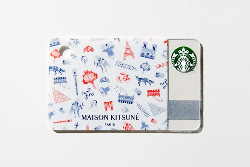 Maison Kitsune 別注版 Starbucks Card