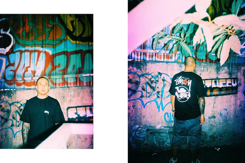 Stussy x SHOWROOM 聯名「Skate Man」T-shirt 系列