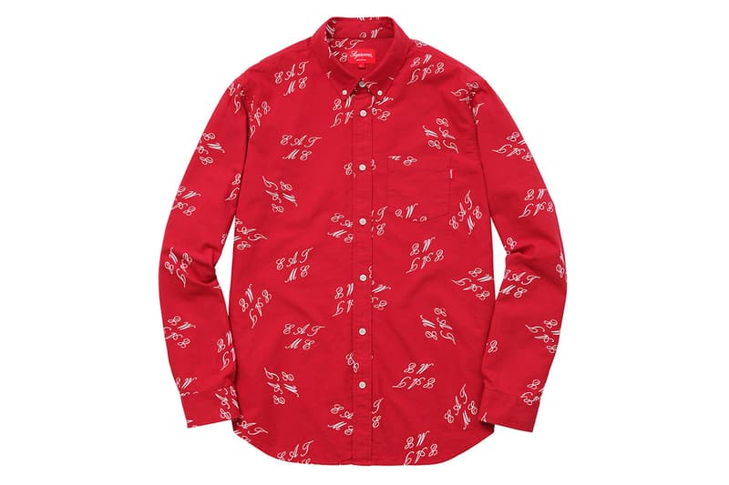 Supreme 2015 秋冬針織品及恤衫系列