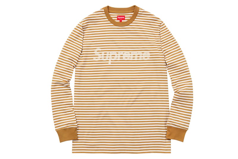 Supreme 2015 秋冬針織品及恤衫系列