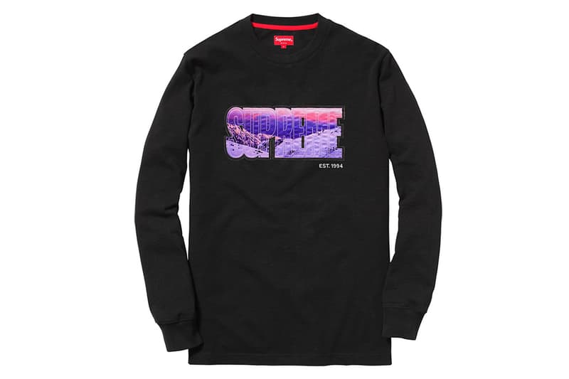 Supreme 2015 秋冬針織品及恤衫系列