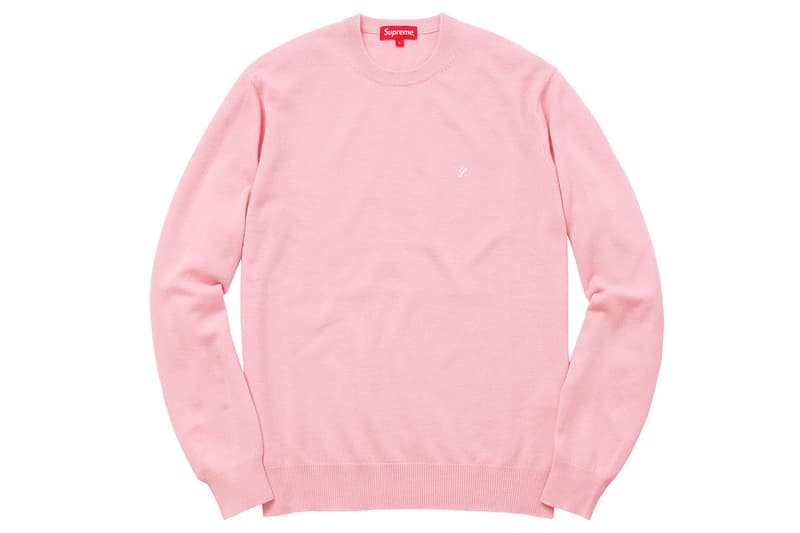 Supreme 2015 秋冬針織品及恤衫系列