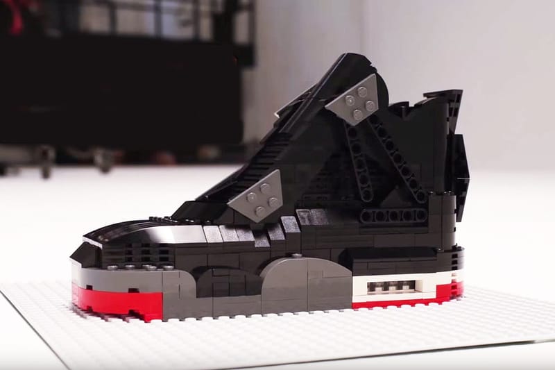LEGO 版 Air Jordan IV「Bred」建造影片
