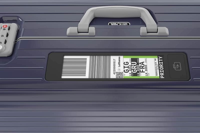 Lufthansa x RIMOWA 合作推出電子行李標籤