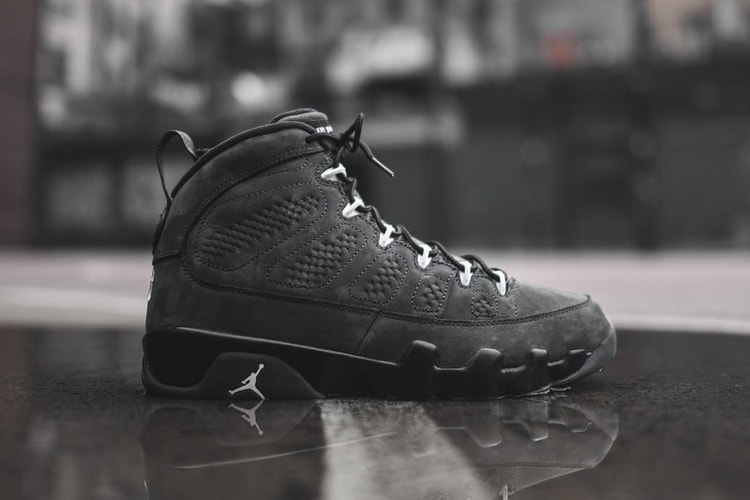 近賞 Air Jordan 9 Retro「Anthracite」配色