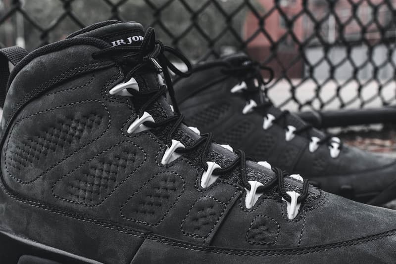 近賞 Air Jordan 9 Retro「Anthracite」配色