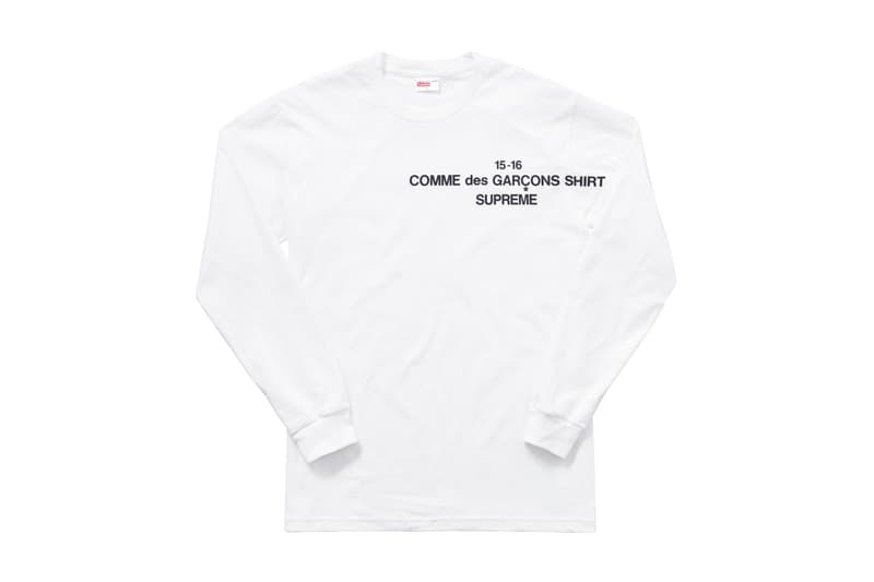 COMME des GARÇONS SHIRT x Supreme 2015 秋冬聯名系列