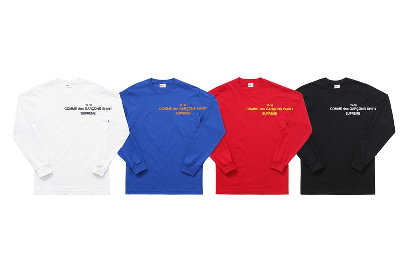 COMME des GARÇONS SHIRT x Supreme 2015 秋冬聯名系列
