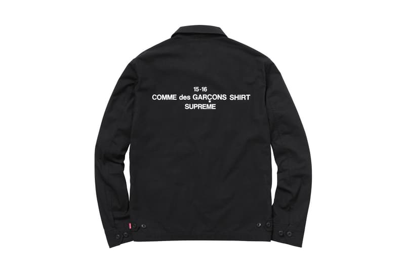 COMME des GARÇONS SHIRT x Supreme 2015 秋冬聯名系列