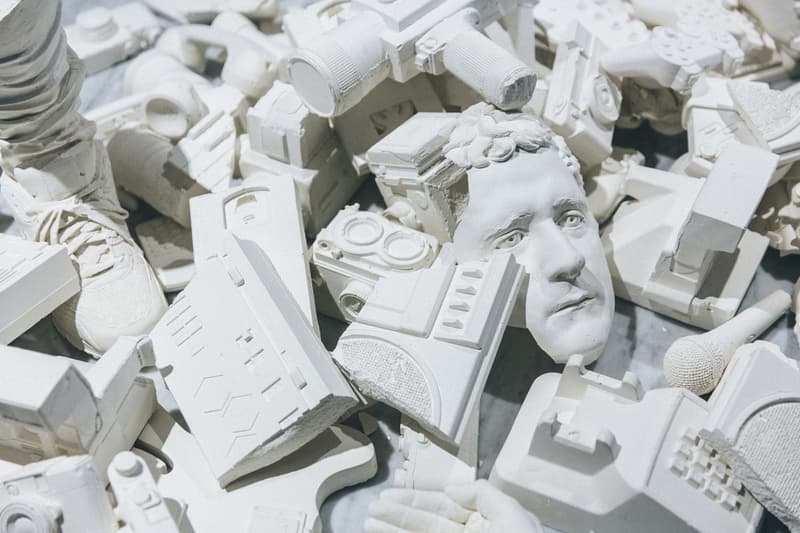 Daniel Arsham 藝術展覽「Fictional Archeology」@  香港 Galerie Perrotin 