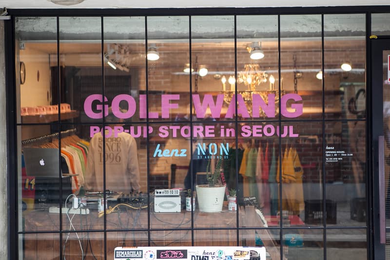  Tyler,The Creator 現身韓國首爾 Golf Wang「Cherry Bomb」Pop-Up 期間限定店舖