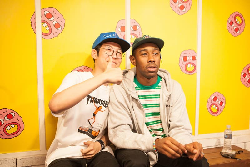  Tyler,The Creator 現身韓國首爾 Golf Wang「Cherry Bomb」Pop-Up 期間限定店舖