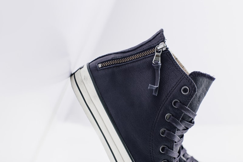 John Varvatos x Converse 聯名 Chuck Taylor Double Heel Zip Hi 鞋款
