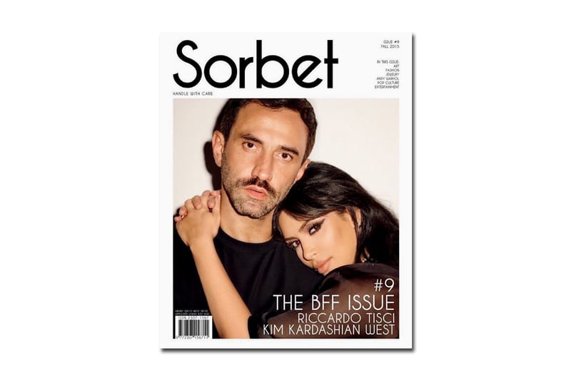 Kim Kardashian 攜手 Riccardo Tisci 登上《Sorbet》雜誌封面