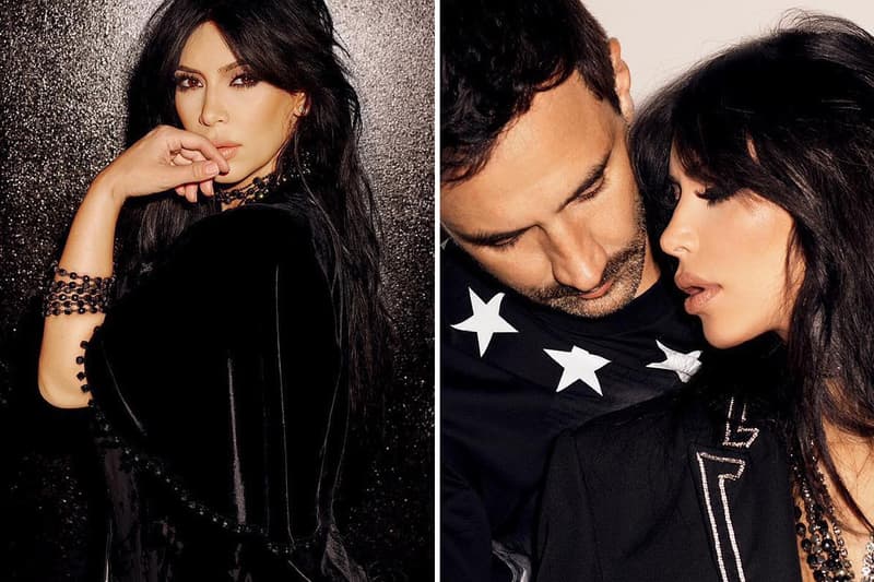 Kim Kardashian 攜手 Riccardo Tisci 登上《Sorbet》雜誌封面