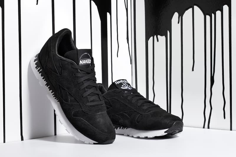 NAKED x Reebok Classic Leather「Drip」聯名鞋款
