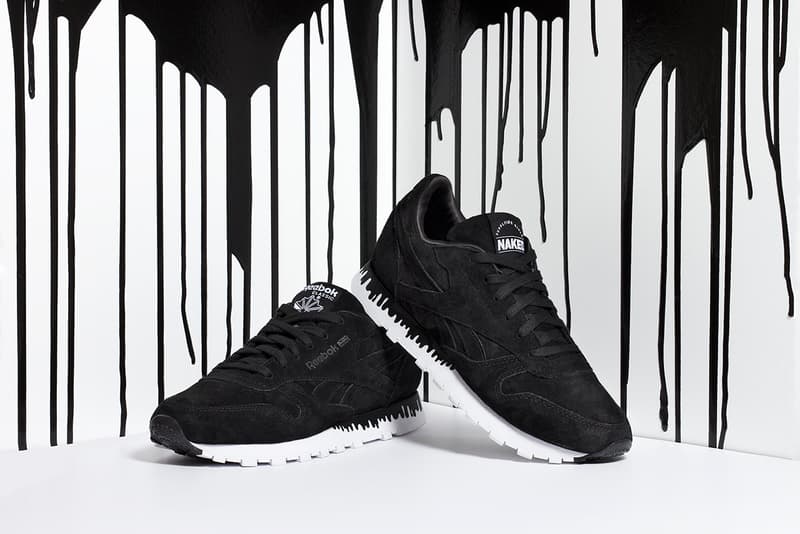 NAKED x Reebok Classic Leather「Drip」聯名鞋款