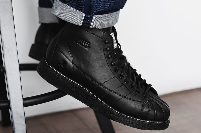 NEIGHBORHOOD x adidas Originals 聯名 Shell-Toe Boots 工装靴