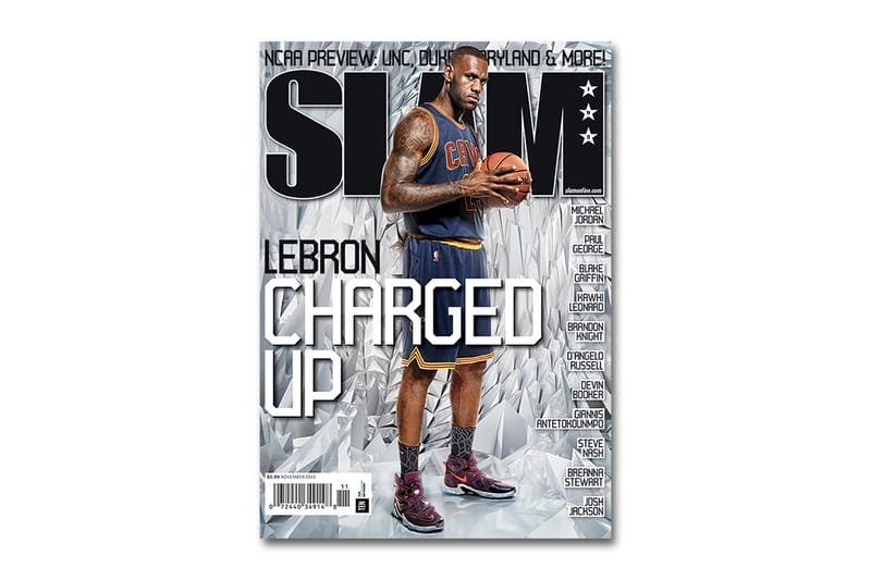 LeBron James 穿著 Nike LeBron 13 出鏡《SLAM》封面