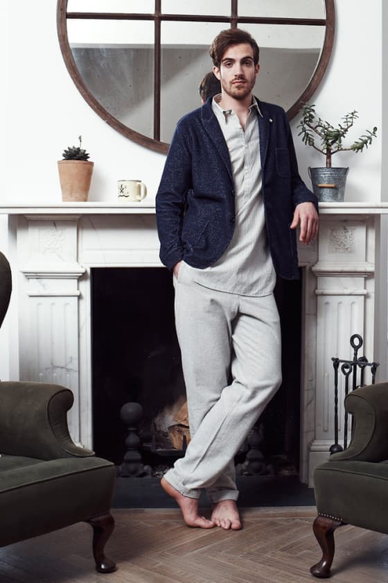 Oliver Spencer x MR PORTER 聯名家居服系列