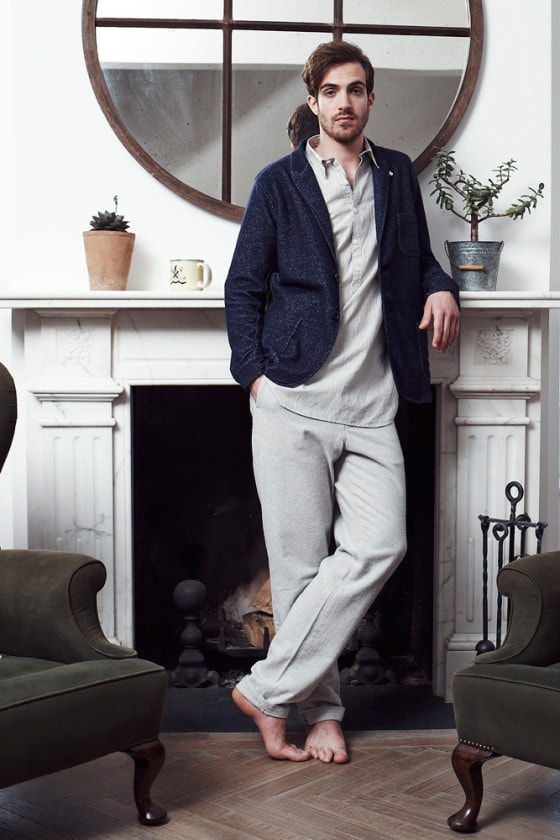 Oliver Spencer x MR PORTER 聯名家居服系列