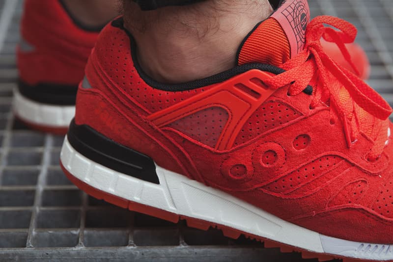 Saucony Grid SD 全新配色設計「Solar Red」