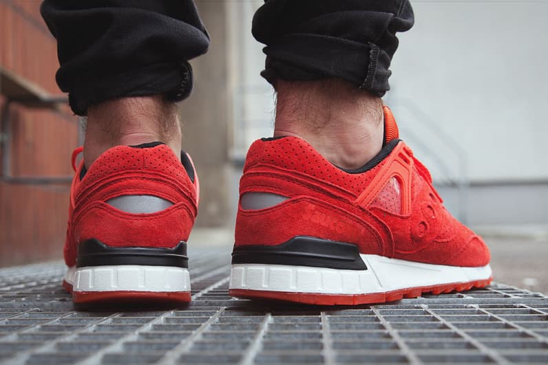 Saucony Grid SD 全新配色設計「Solar Red」