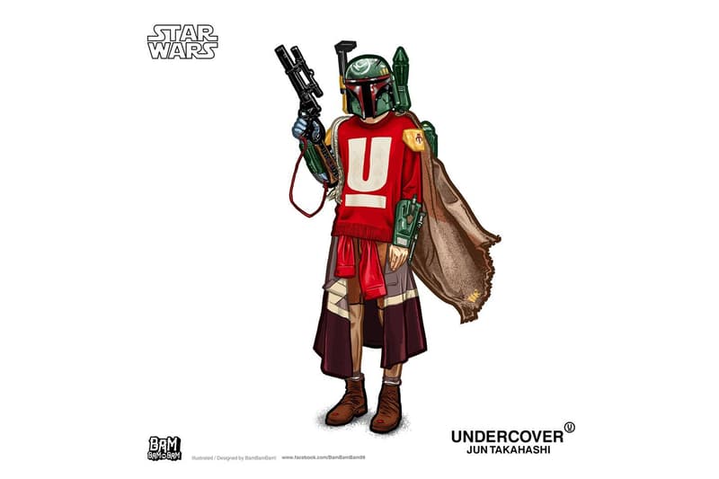 「Fashion Icon of Galaxy」星戰潮服插畫