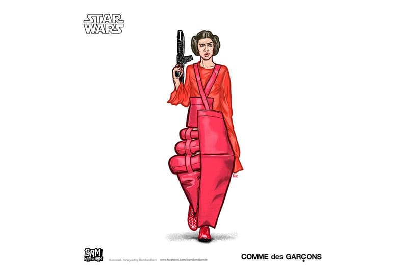 「Fashion Icon of Galaxy」星戰潮服插畫