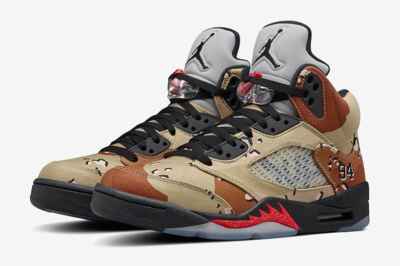 大中華區 NikeLab 官網今早突擊發售 Supreme x Air Jordan 5 迷彩配色