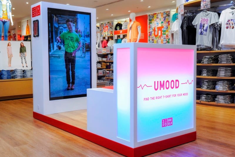 Uniqlo「UMood」裝置通過「讀心術」為顧客挑選 T－Shirt