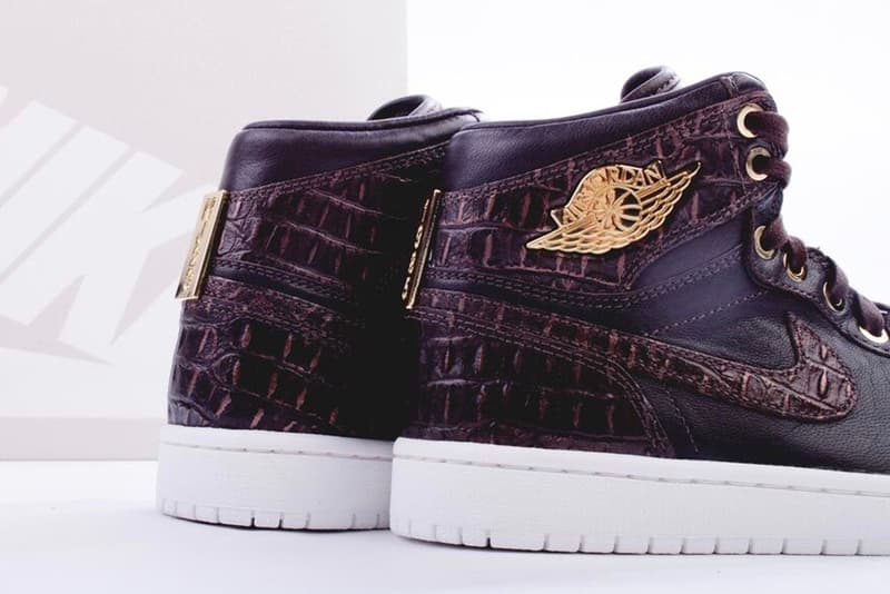 近賞 Air Jordan 1 PINNACLE「Brown Croc」配色設計