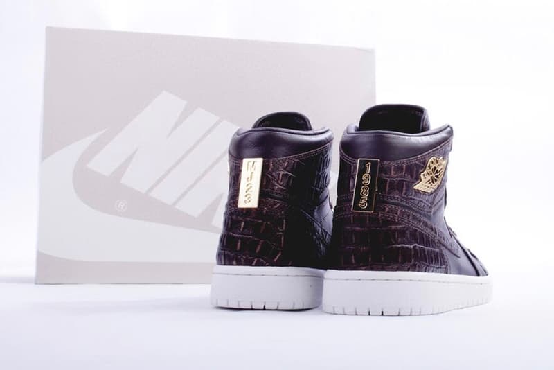 近賞 Air Jordan 1 PINNACLE「Brown Croc」配色設計