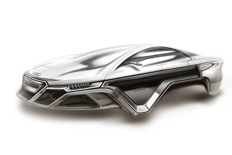 Kevin Clarridge 設計 Audi 磁懸浮無輪概念車