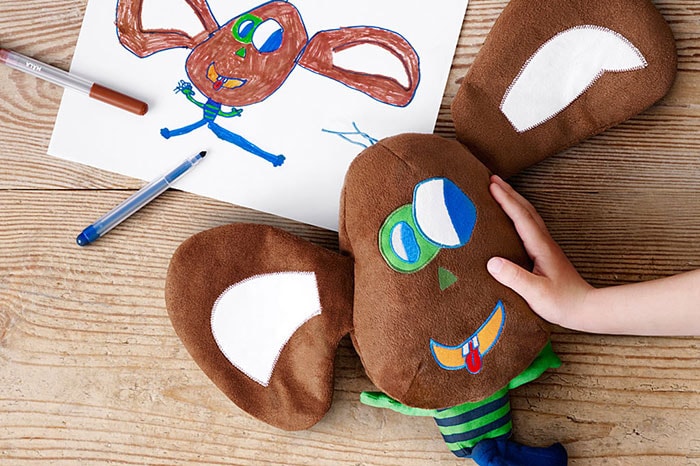 IKEA 推出小孩手繪布偶 Soft Toys for Education－SAGOSKATT 
