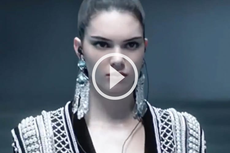 Kendall Jenner 出演 Balmain x H&M 2015 秋冬聯名系列宣傳影片