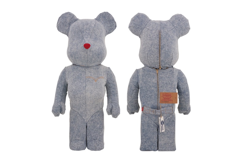 Levi's x Medicom Toy「Wash Denim」Bearbrick 聯名玩偶