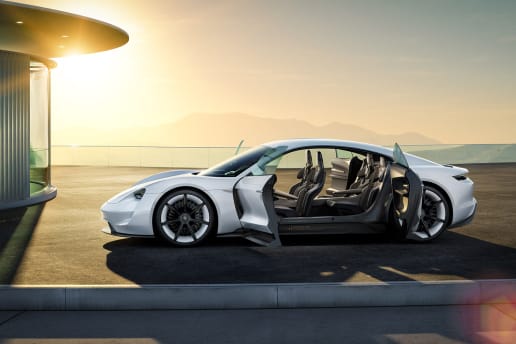 Porsche Mission E Concept 未來美學內飾設計