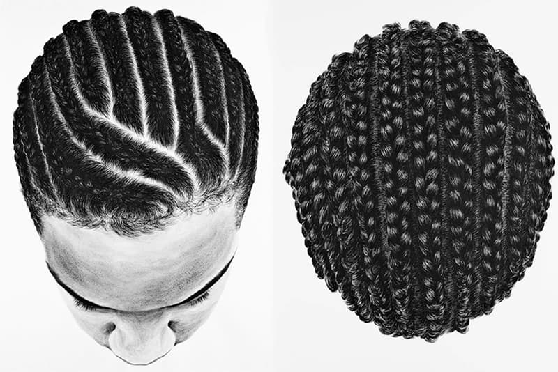 藝術家 So Yoon Lym 繪製辮子髮型