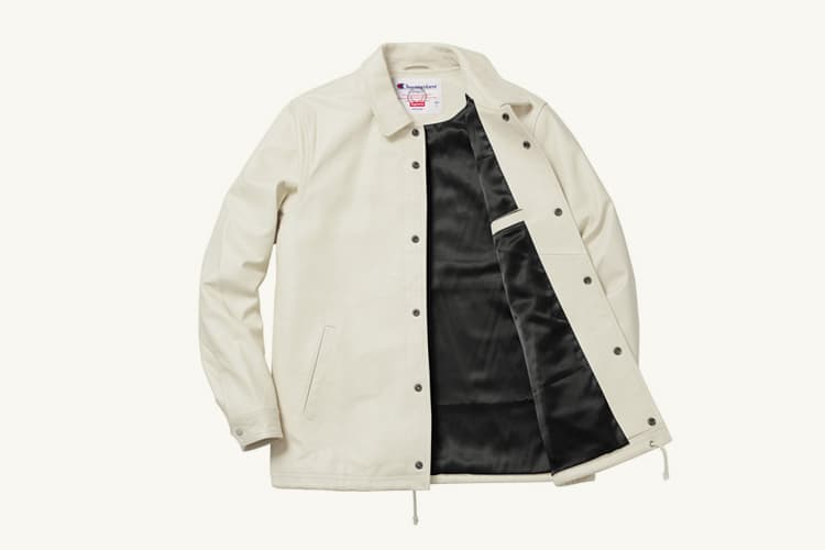Supreme x Champion Leather Coach Jacket 美式夢幻逸品