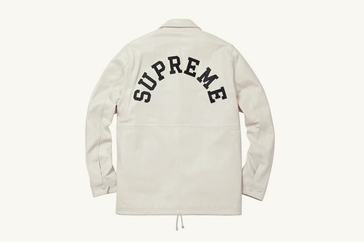 Supreme x Champion Leather Coach Jacket 美式夢幻逸品