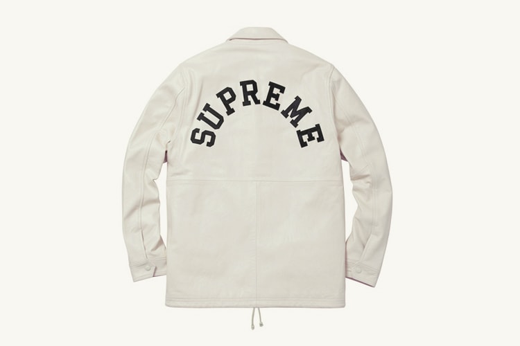 Supreme x Champion Leather Coach Jacket 美式夢幻逸品