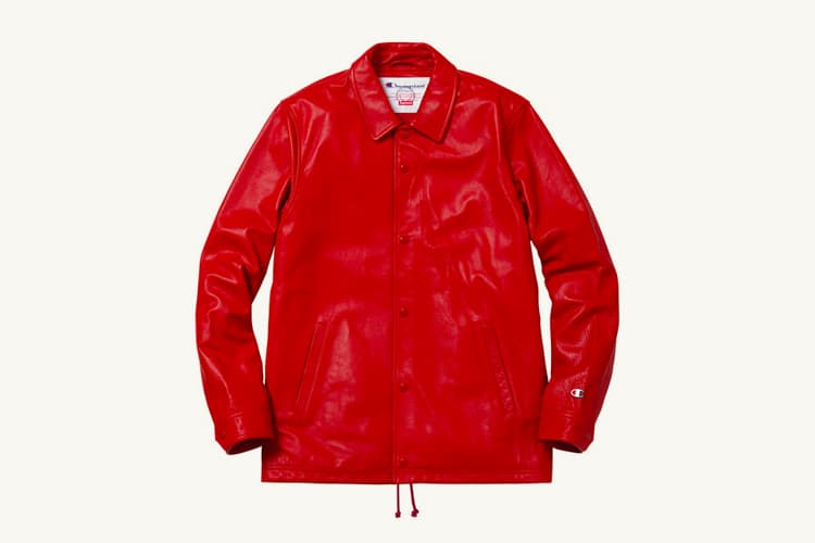 Supreme x Champion Leather Coach Jacket 美式夢幻逸品