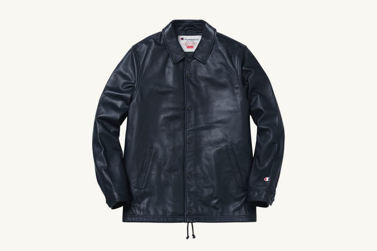 Supreme x Champion Leather Coach Jacket 美式夢幻逸品
