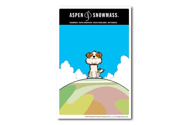 村上隆設計 Aspen 滑雪纜車票