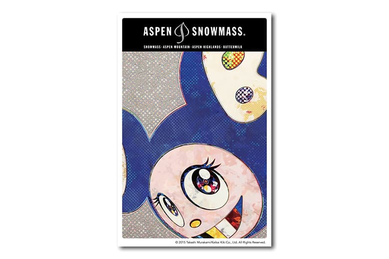 村上隆設計 Aspen 滑雪纜車票